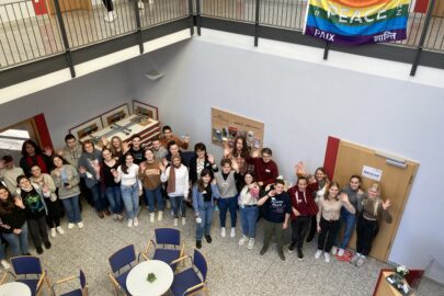 Die teilnehmenden Schulen kamen aus ganz Deutschland zusammen.