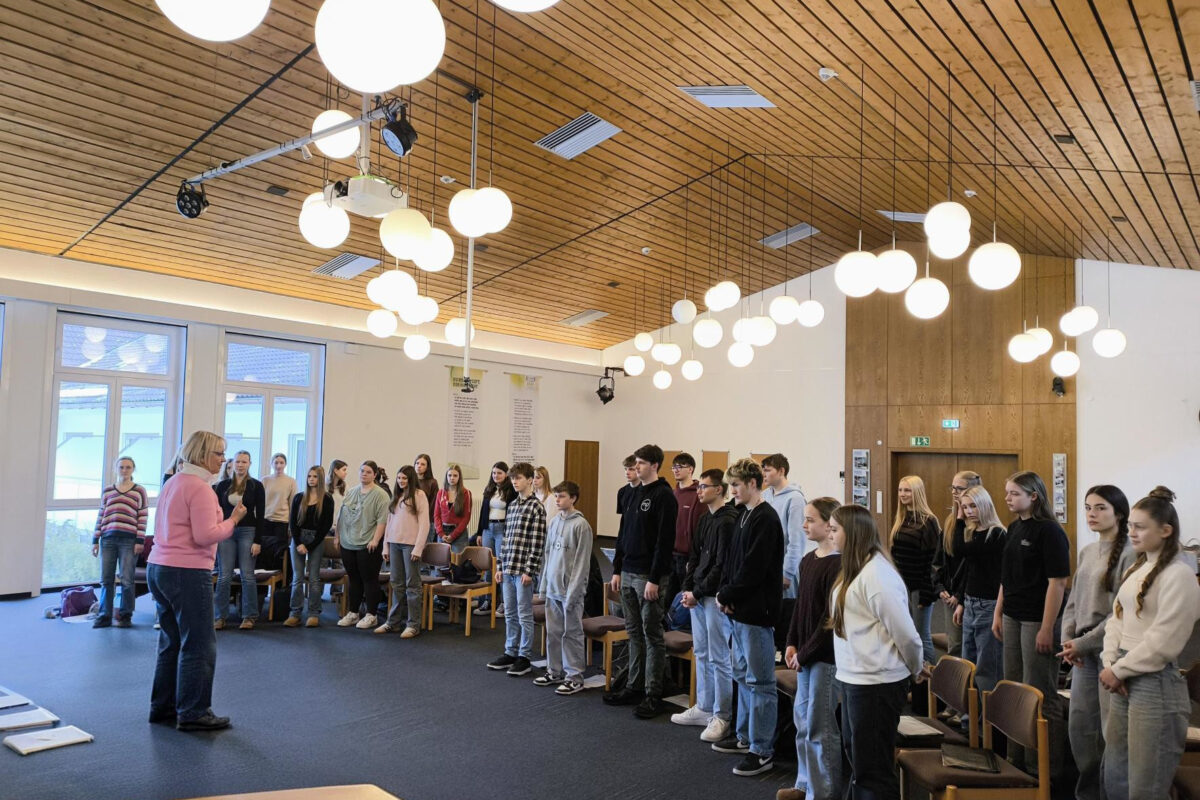 Probentag des Chores